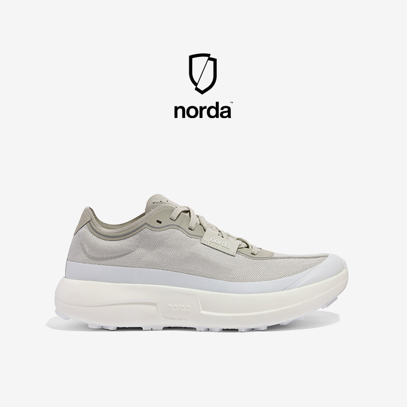 norda 005男子低帮越野跑鞋冰川灰Dyneema户外徒步轻便耐磨运动鞋