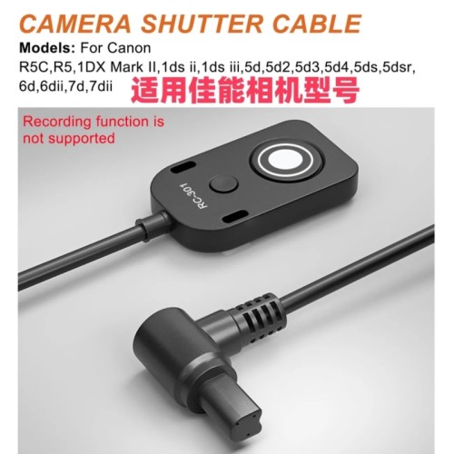 适用佳能相机快门线R5 R5C 5D3 DII 5RS 1DDII 6D 6DII 7D 7DII