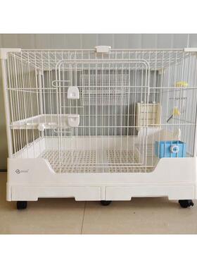 现货达洋兔笼R81R61双抽屉防喷尿兔子豚鼠龙猫笼子特大号R51家用