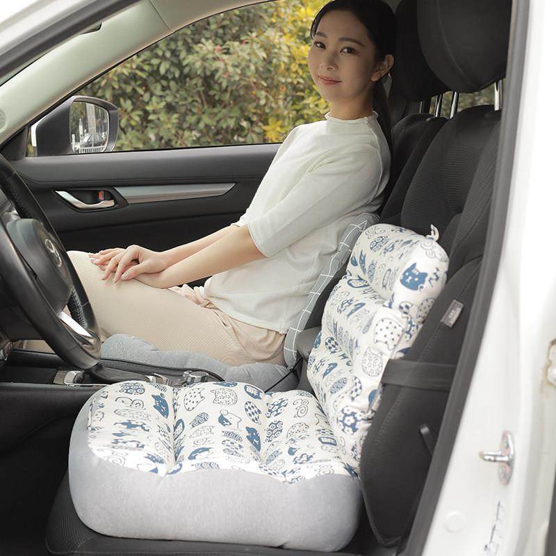 汽车增高坐垫靠背开 车主驾驶学车垫子驾考小个子专用练车加厚座,居家布艺,椅垫,淘宝优惠券,粉丝福利购,淘宝优惠卷