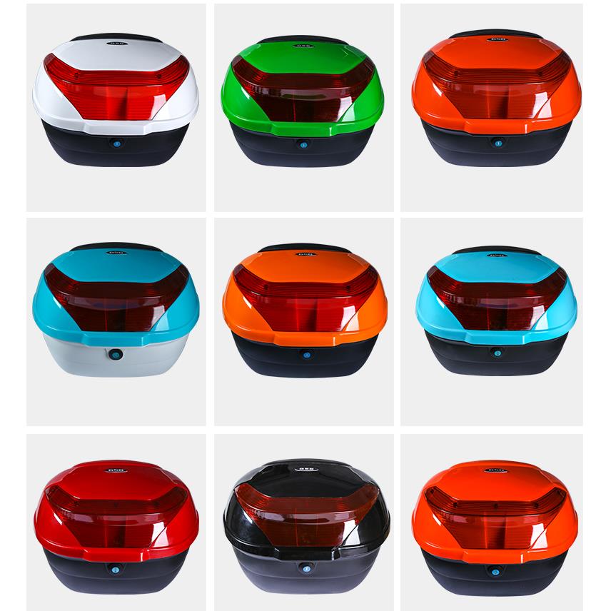 电动车尾箱后备箱机车特大号后背收纳箱踏板电动车通用工具箱