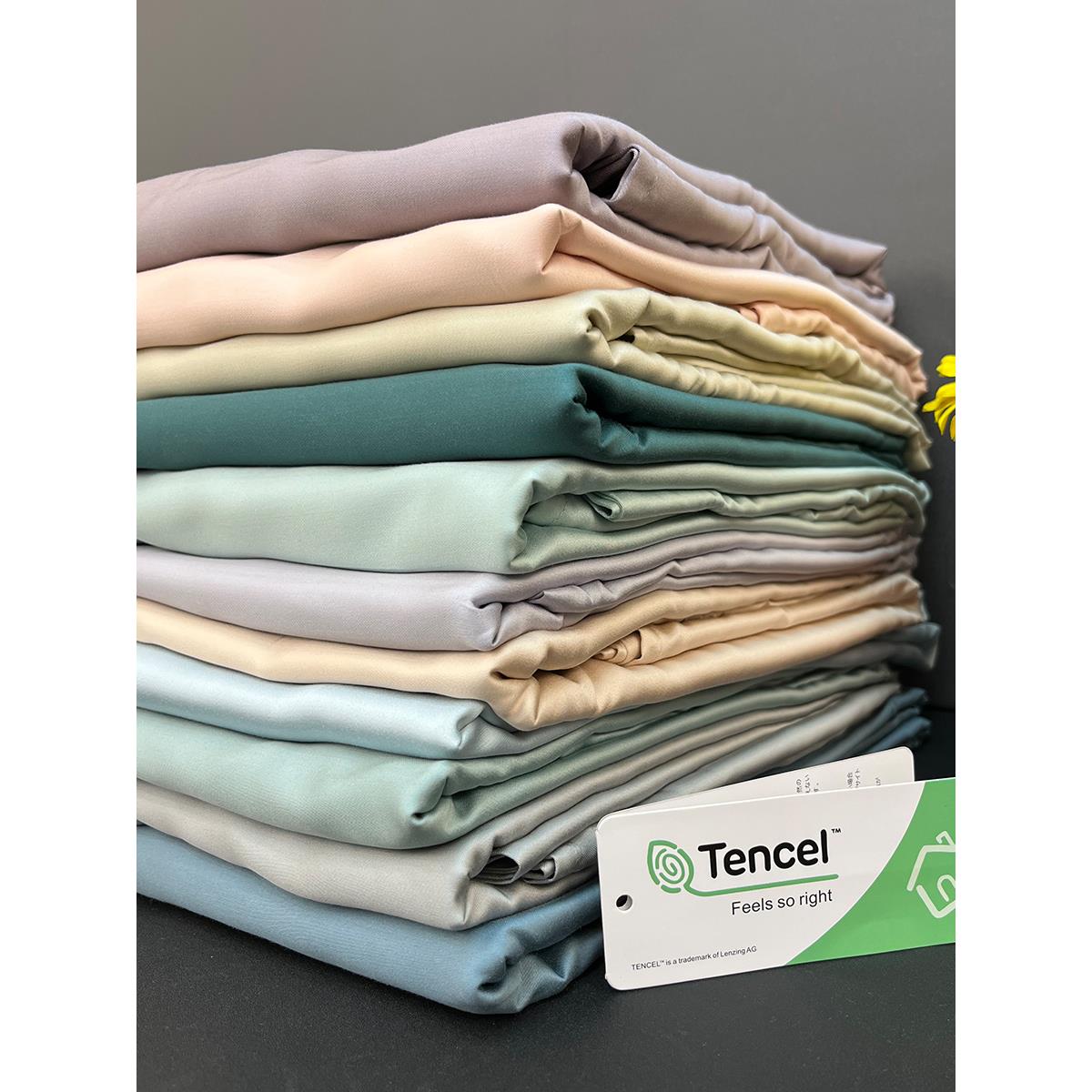 可定制100s兰精天丝单床笠纯色单件丝滑裸睡夏季家用床品定做床单