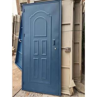 定制单板工程双门储藏间铁门单门入户门铁皮防盗门钢质家用进户