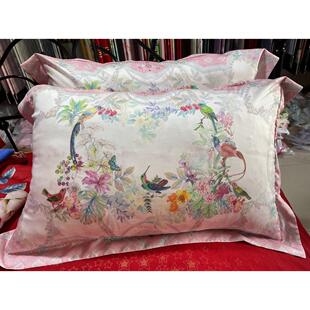 包邮金太阳80百支兰精天真丝枕套AB版莱赛尔纤维丝滑夏季冰爽一对