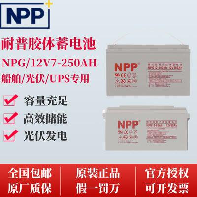NPP耐普太阳能胶体蓄电池NP12V100AH24AH38AH40AH65AH150AH200AH