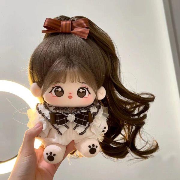 小晕棉花娃娃毛绒公仔女娃20cm可换装人形玩偶送女生礼物闺蜜裸娃