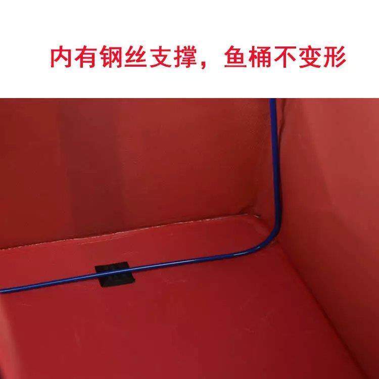 极速新品钓鱼桶折叠水箱可携式带盖子水桶活鱼桶钓鱼用具工具箱装