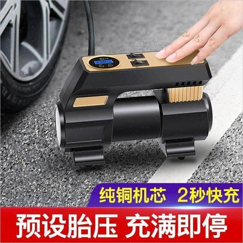 车载无线打气机带测气压小轿车用打气筒12v可携式家用电动充气筒