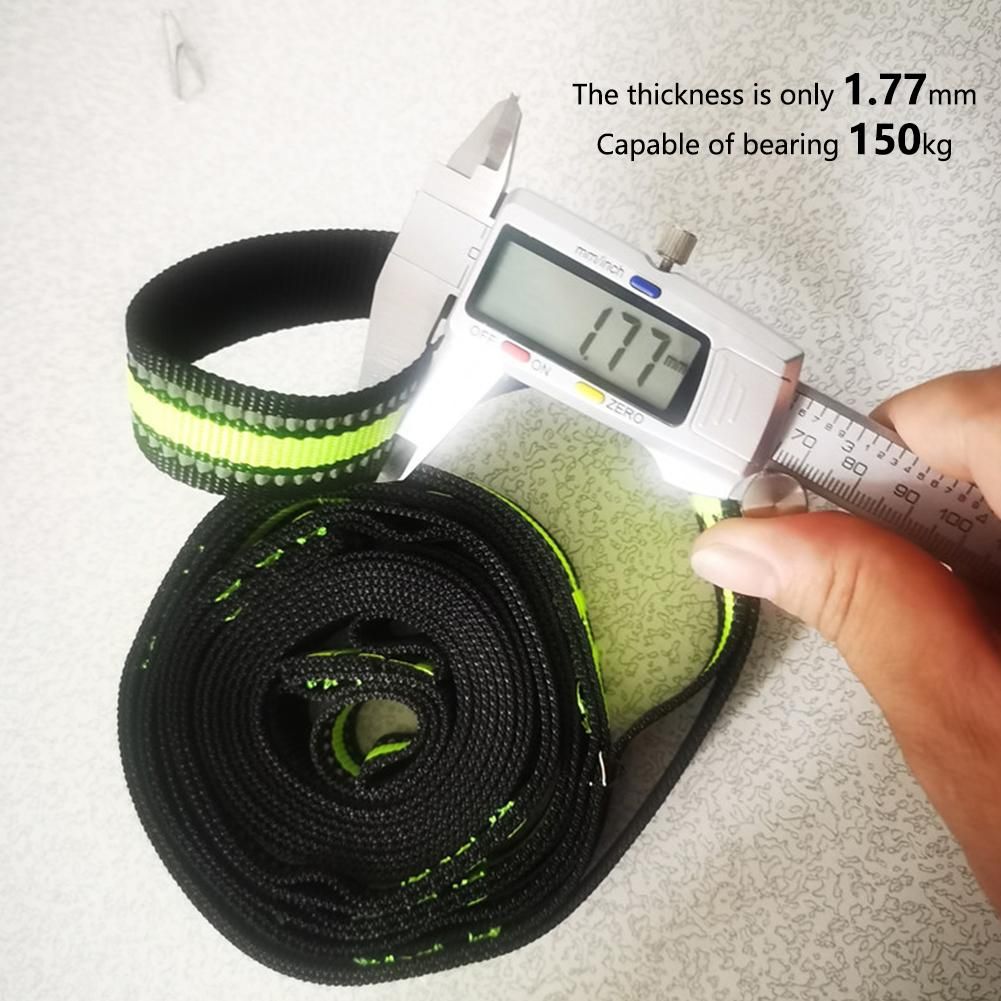 Foldable 7-step Outdoor Rope Ladder Rescue Survival Soft Lad