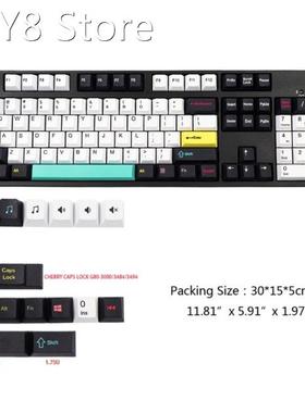 1 Set Mechanical Keyboard Keycaps Cherry Profile 121 Keys Dy