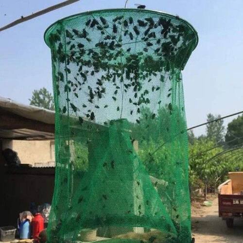 极速4 Pack Outdoor Ranch Fly Trap Foldable Hung Fly Trap