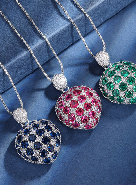 新品Korean Version Temperament Pendant Color asure European