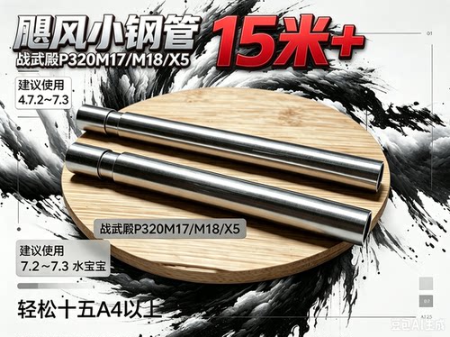 战武殿不锈钢轻松15米a4玄学一体管升级一体管格洛克管飓风小钢管