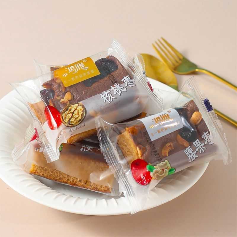 红枣枣糕核桃早餐无糖精糖尿饼人蛋糕大块面包营养健康零食品