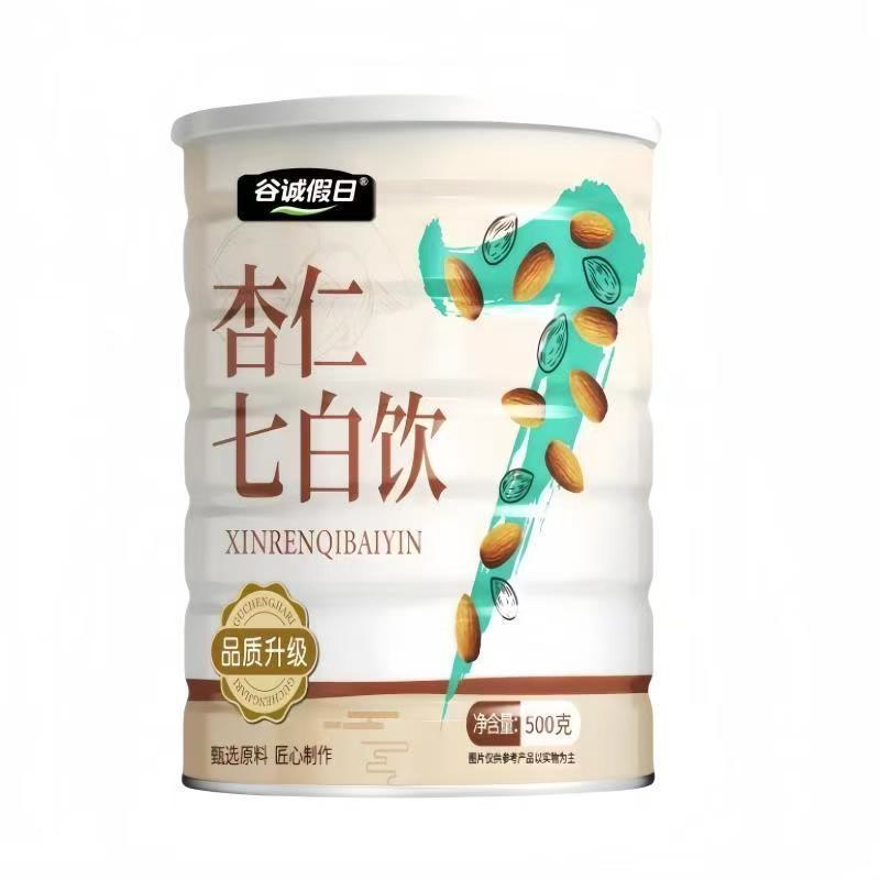 杏仁七白饮即食冲饮粉杏仁粉饱腹低卡营养美味早餐好喝代餐粉正品