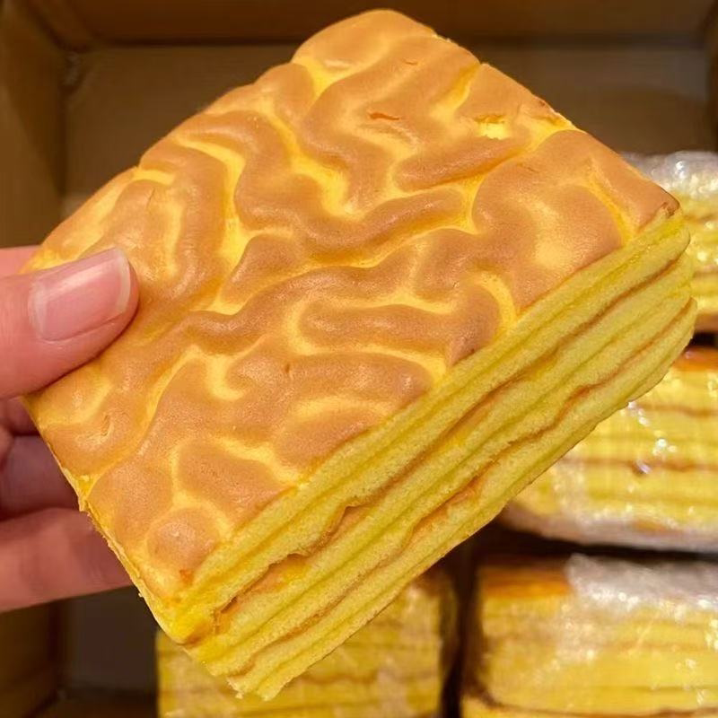 DIY虎皮蛋糕【鸡蛋大于60%】瑞士卷手工蛋黄零食甜品糕点早餐代餐