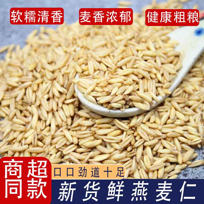 现磨农家自产燕麦米燕麦仁饱腹抗饿营养丰富麦香浓郁软糯有嚼劲