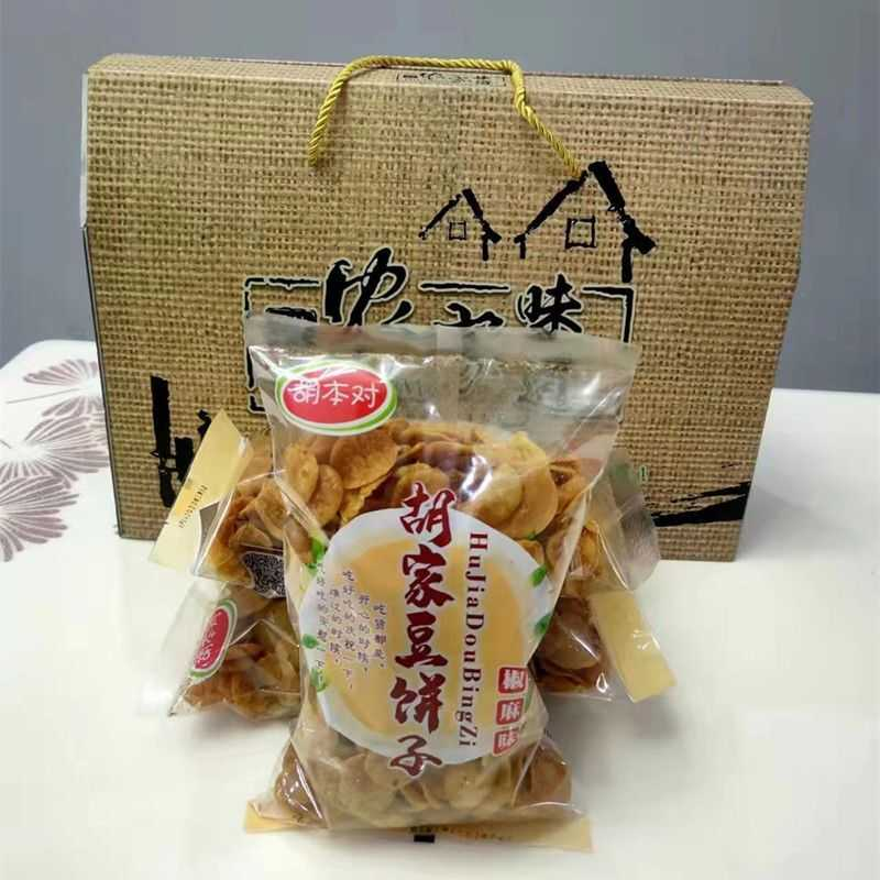 淮南豆饼油炸香辣豆饼安徽淮南特产香脆麻辣传统老式大方休闲即食