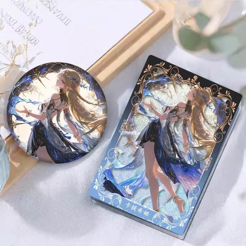 鸣潮卡提希娅流沙麻将吧唧徽章亚克力砖精美桌面立牌生日礼物摆件