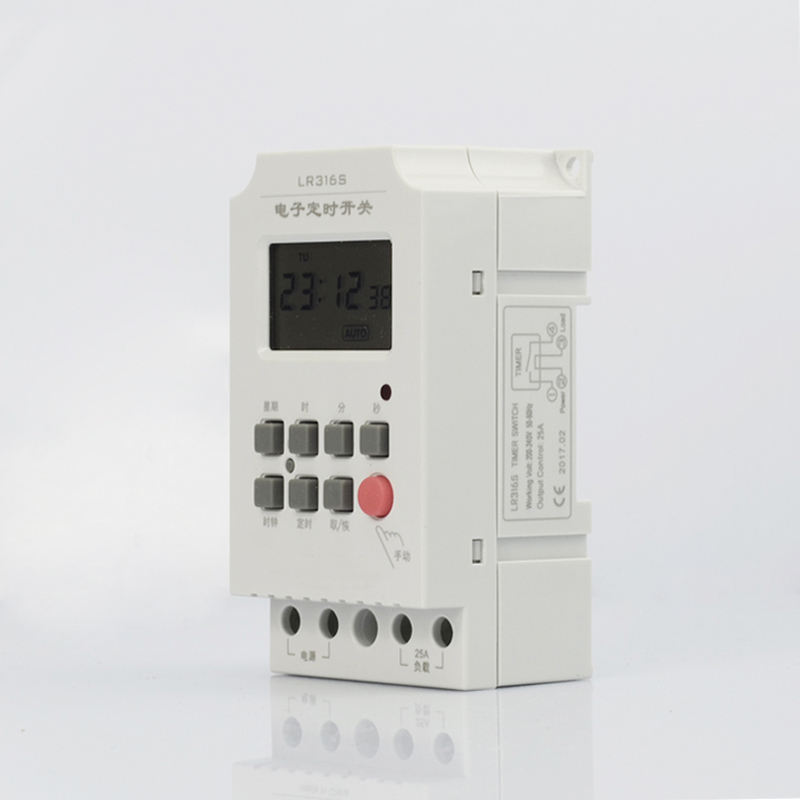 热销微电脑时控开关LR316S秒控秒定时器68组循环秒级控制时间开关
