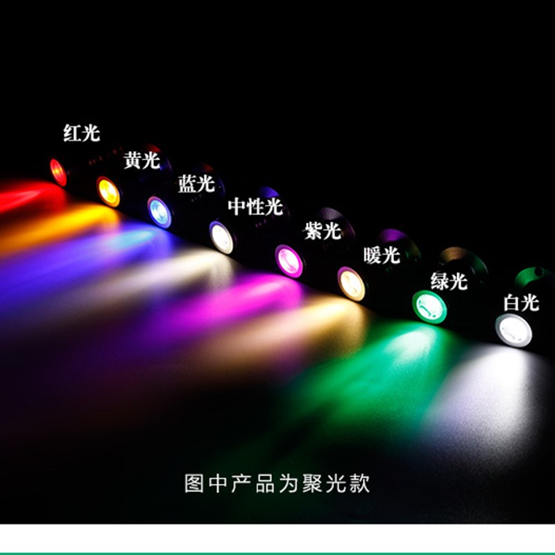 热销1W迷你可粘贴串联小射灯LED珠宝展柜灯柜台展示灯微型明装酒