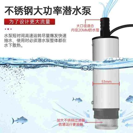 热销电动抽水泵家用潜水泵自吸式小型排污泵220v不锈钢农用高压柴