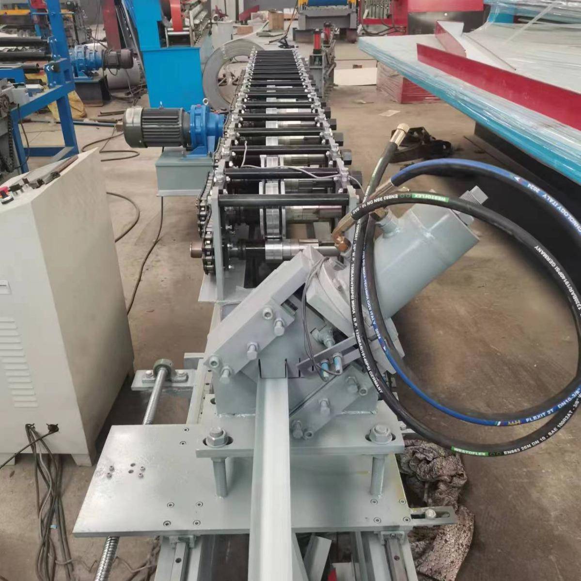 小型u型槽成型设备伺服追踪快速u型槽机尺寸可调节机械