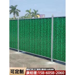 泡沫夹心围挡临时建筑工地铁皮瓦彩钢围栏市政道路镀锌施工挡板
