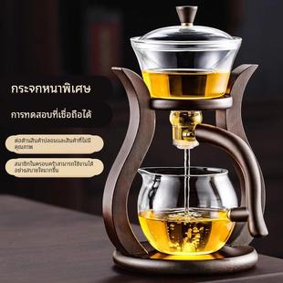 功夫茶具套装家用轻奢高档磁吸懒人泡茶神器玻璃泡茶壶大容量一套