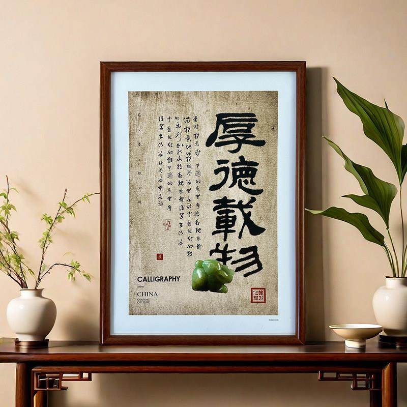 实木大相框挂墙4K照片a4国画字画框空框装裱a3拼图可定制任意尺寸,家居饰品,相框/画框,淘宝优惠券,粉丝福利购,淘宝优惠卷