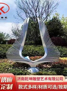 不不锈钢雕锈钢象雕塑景观陈设件广场公园抽镜面售摆楼处装不锈钢