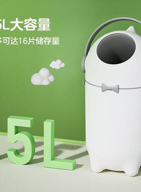 I9EK宝家洁婴儿布桶宝宝垃圾桶家带用盖密封臭收纳筒防ltao1008水