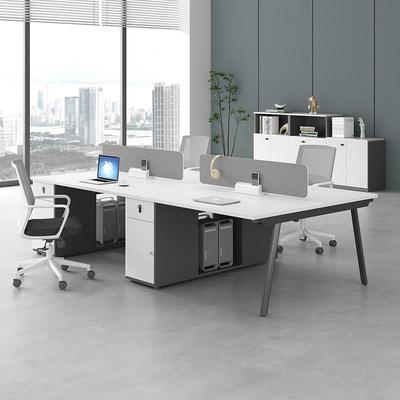 苏办州公桌工位简约现代职员办公桌办椅组合具四人利雄位公室家电