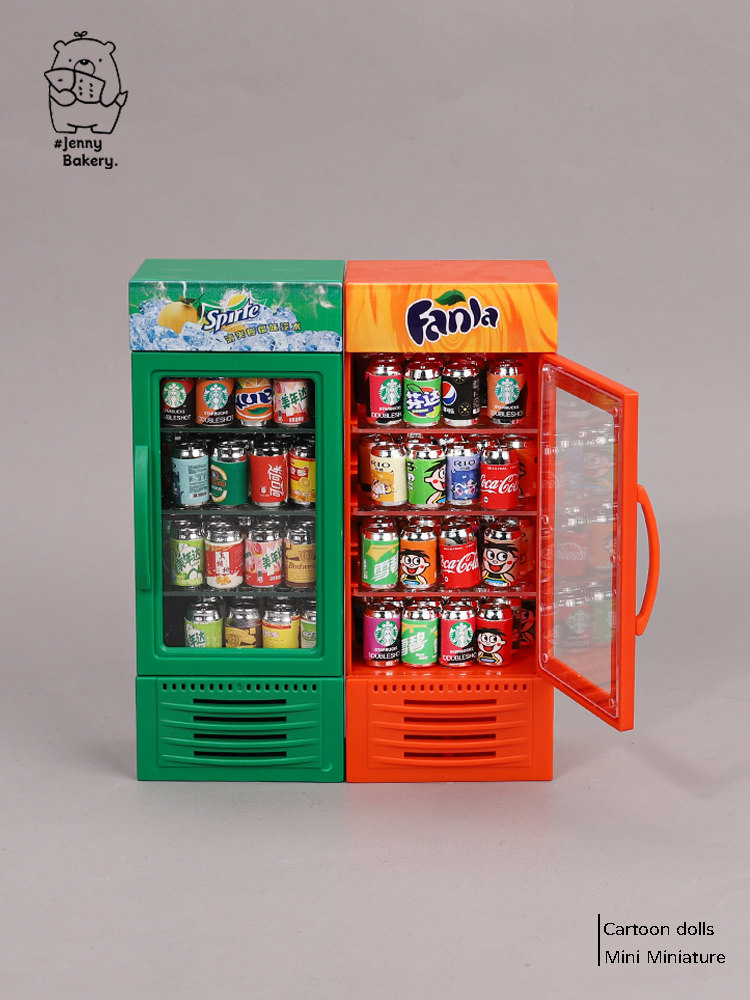 Charming Miniature Cola Vending Machine Toy - Dollhouse Delight - Taobao product photo 5