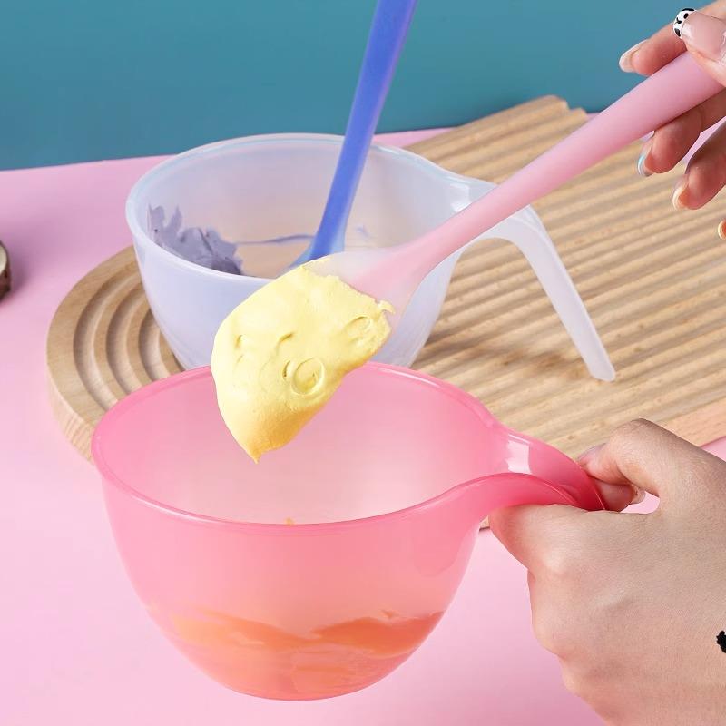 热销裱花调色碗烘焙奶油色素调色碗糖霜调色盆奶油霜豆沙搅拌硅胶