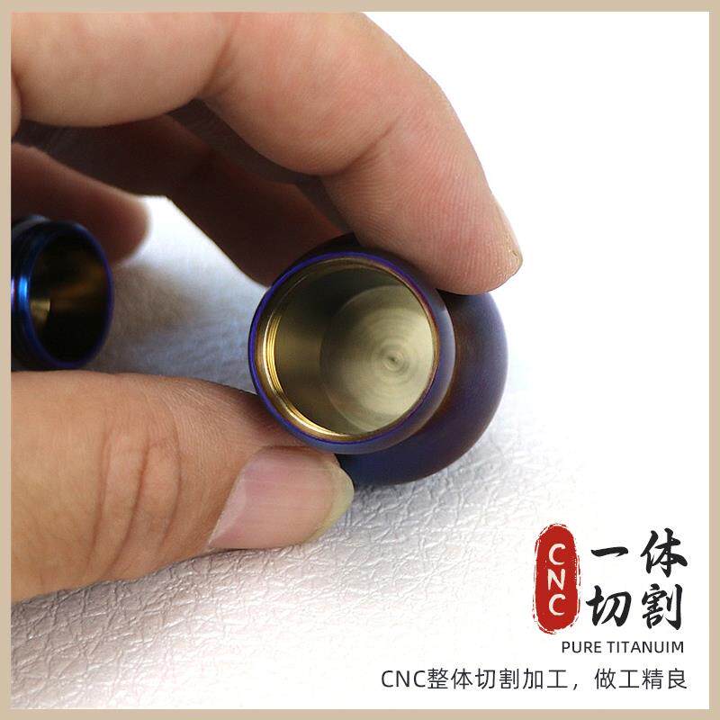 热销纯钛葫芦小药瓶便携密封防潮药丸收纳盒罐老人随身迷你防水小