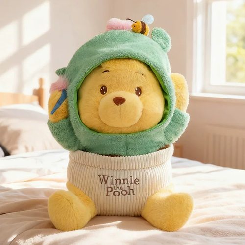 小熊维尼仙人掌毛绒玩具公仔可爱噗噗儿童可爱女友生日礼物抱睡