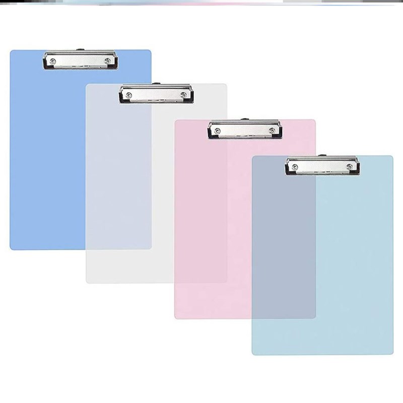 1Pcs A4 Transparent Clipboard Writing Pad File Folders Docum