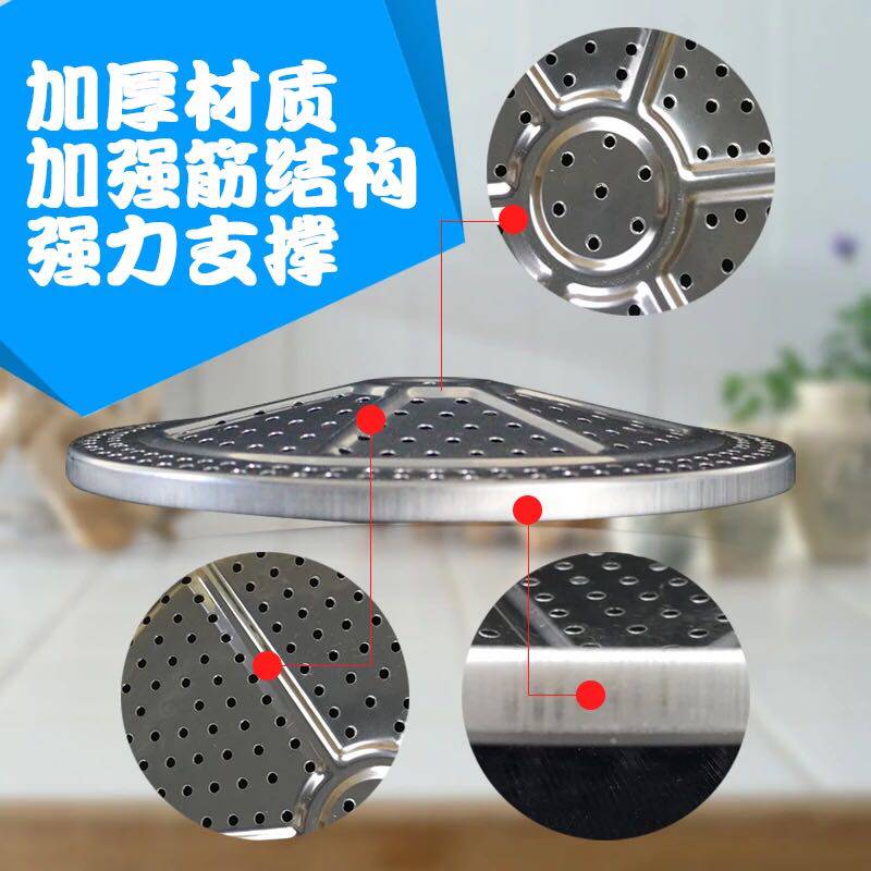 正子木蒸子竹甑子不锈钢甄子蒸饭桶竹编底子木篦子蒸隔甄底甑底莲