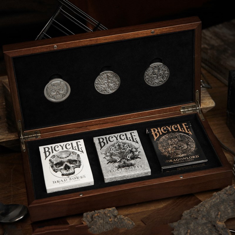 美国bicycle单车扑克牌 TCC嘉年华系列天启套装黑暗骷髅幽灵龙神