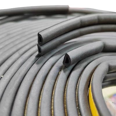 卧室门窗密封条防撞缓冲条D字型自粘门条防虫防风发泡橡胶条