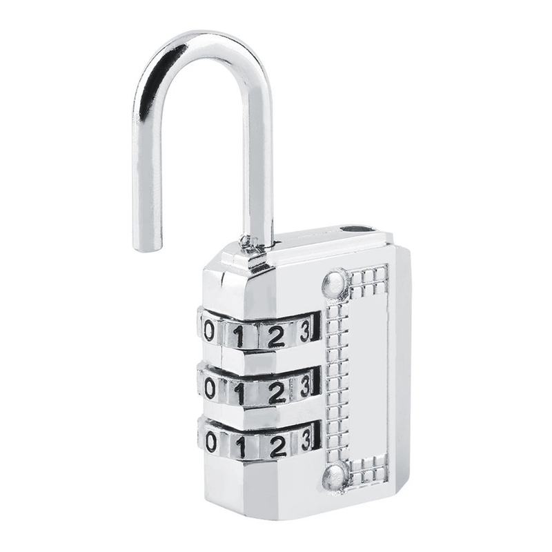 3 4 Digit Password Lock Combination Zinc Alloy Security Lock