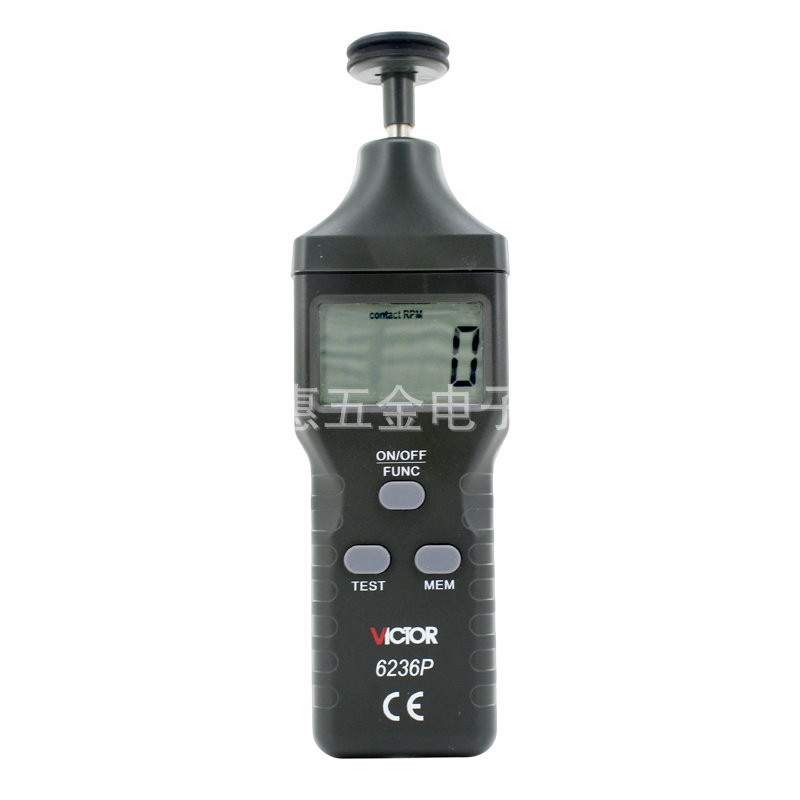 。胜利VC6236P 非接触/接触式两用线速转速表光电式测速表转速仪