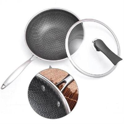 极速Nonstick Frying Pan 7-Ply Steel Skillet Deep Cooking Fry