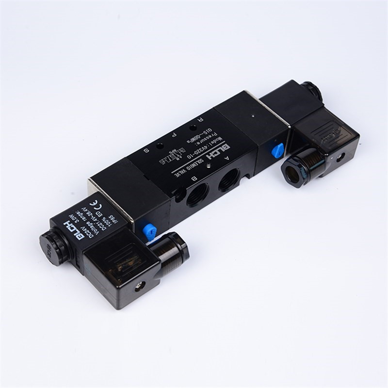 百灵气动电磁阀4V230C-08 4V330C-10 4V430-15三位五通换向阀气阀