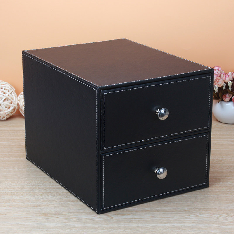 极速办公室桌面收纳柜盒 文件资料柜子 多层简易创意抽屉式整理储