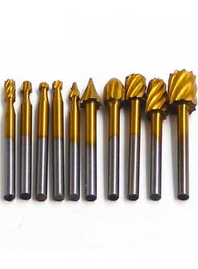 10PCS 1/8 Shank Tungsten Carbide Cutting Grindin