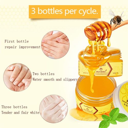 Honey Hands Mask wax Whitening Moisturizing Exfoliating skin