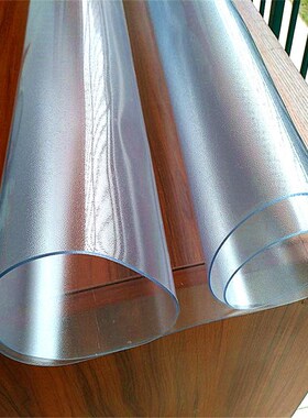 热销50*1米整卷水晶板软玻璃PVC软膜桌布免洗防水油透明桌垫塑料