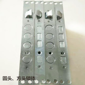 热销防盗门锁体房门圆头锁具锁配件室外大门方头家用锁芯机械锁通